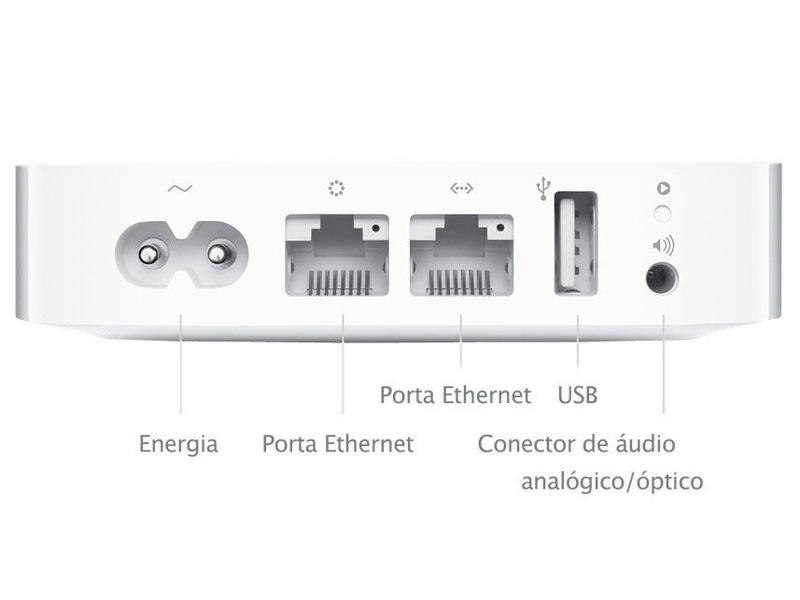 Roteador AirPort Express - apple - Roteador Wi-Fi - Magazine Luiza